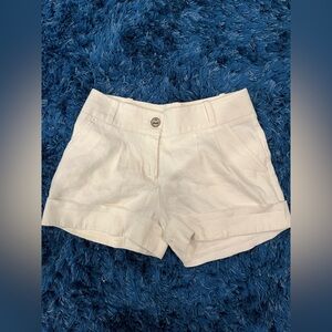 bebe white Women's Shorts